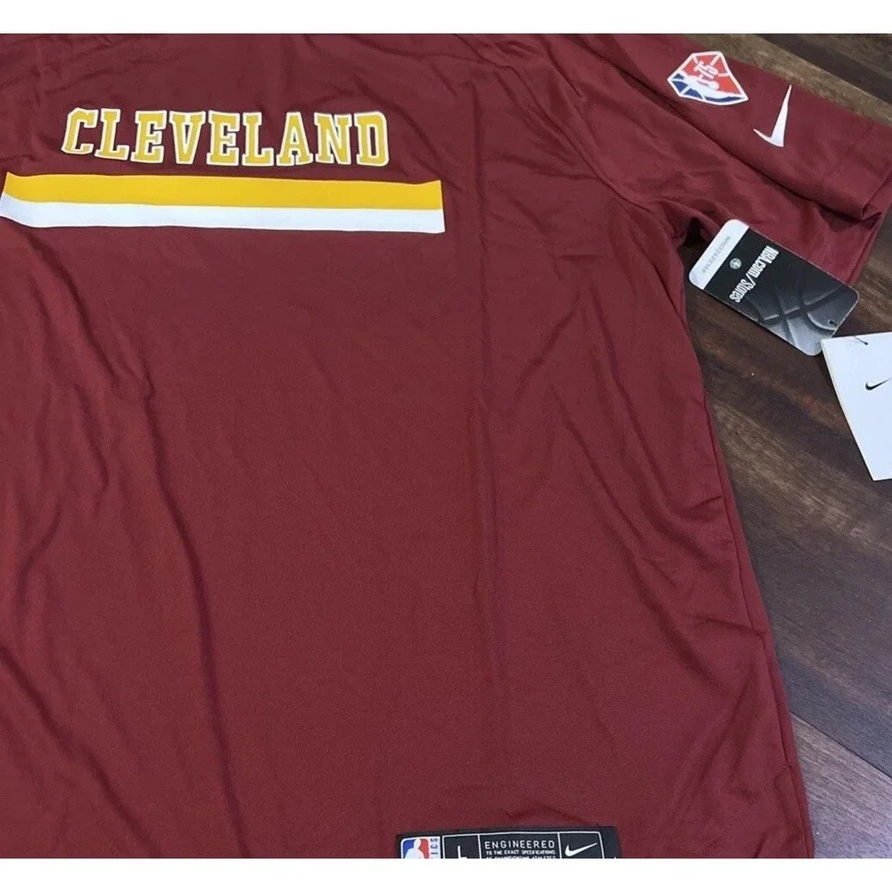 New Nike Men's Cleveland Cavaliers NBA Sleeve Shooting Shirt Size Large